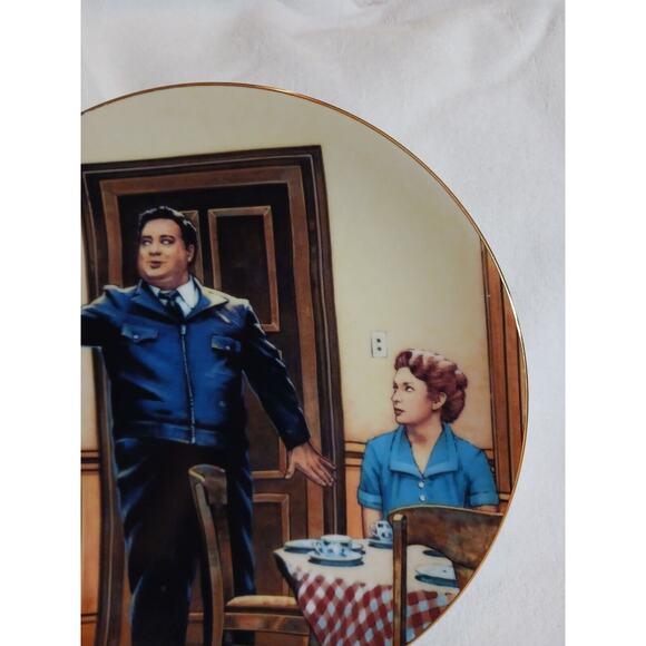 JACKIE GLEASON Hamilton Collection Bang! Zoom Hamilton Plate 24714 Collector - Picture 5 of 12